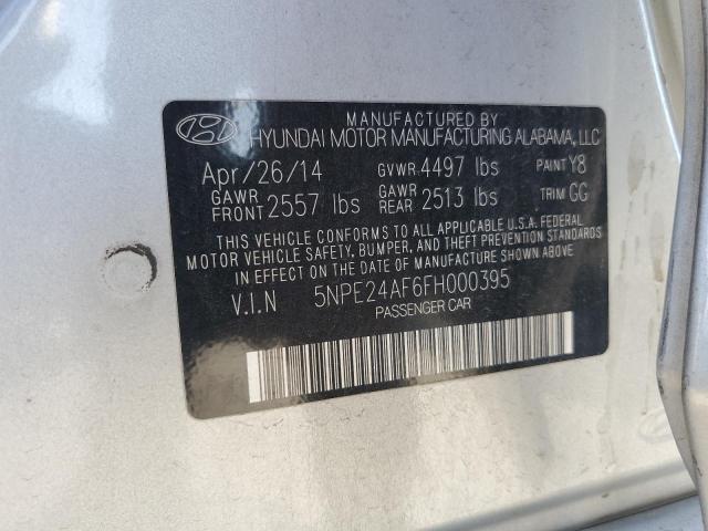 2015 HYUNDAI SONATA SE 5NPE24AF6FH000395