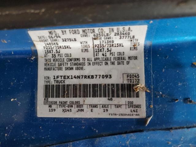 1994 FORD F150 #3305395335