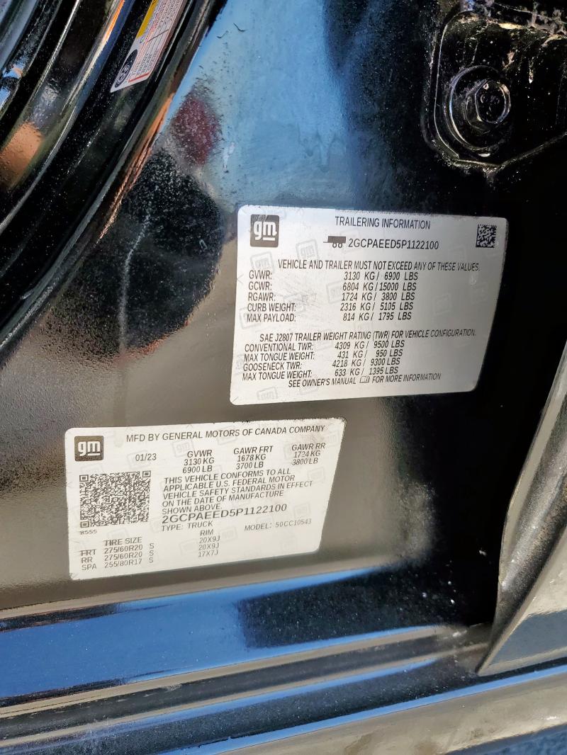 2023 CHEVROLET SILVERADO #3284620340