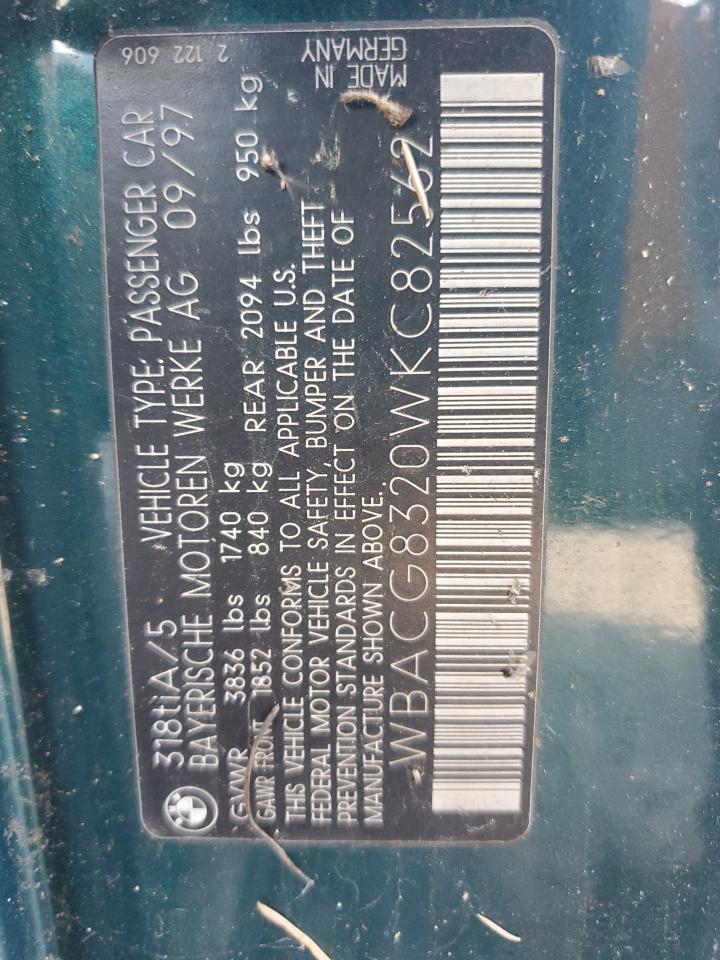 Lot #3285881589 1998 BMW 318 TI AUT