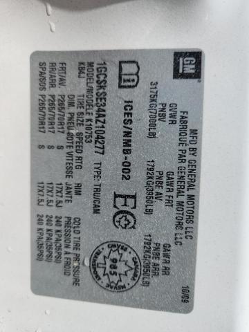 2010 CHEVROLET SILVERADO - 1GCSKSE34AZ104277