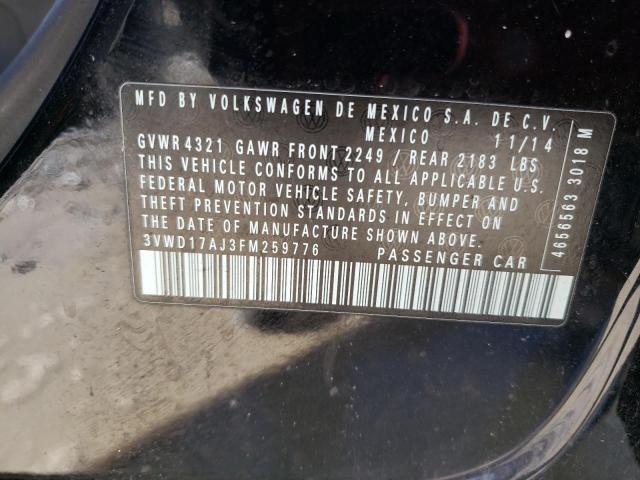 2015 VOLKSWAGEN JETTA SE #3281462998