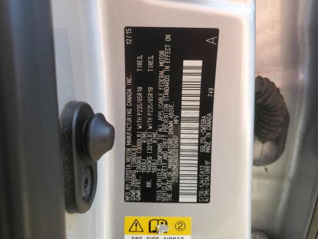 2016 LEXUS RX 350 BAS #3286660307