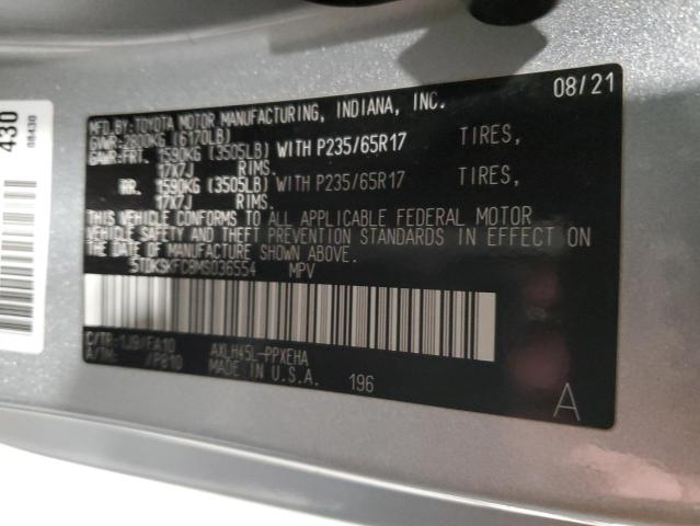 2021 TOYOTA SIENNA LE #3304587449