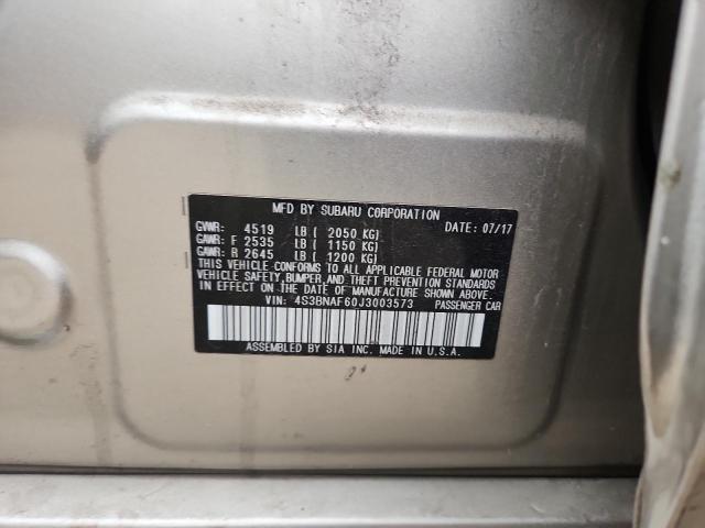 2018 SUBARU LEGACY 2.5 - 4S3BNAF60J3003573