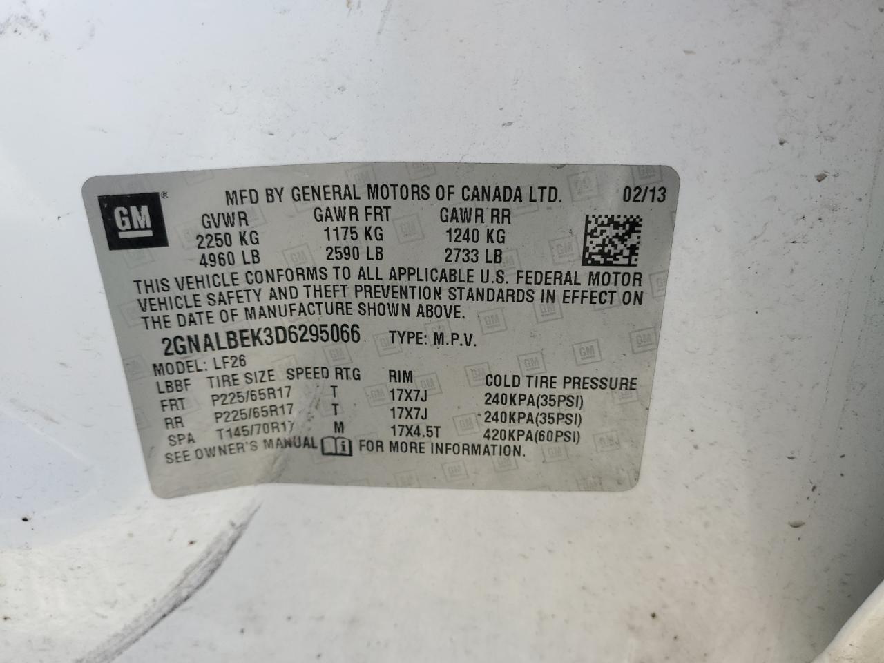 CHEVROLET EQUINOX LS