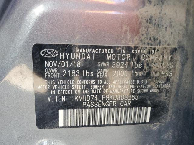 2019 HYUNDAI ELANTRA SE - KMHD74LF8KU808253