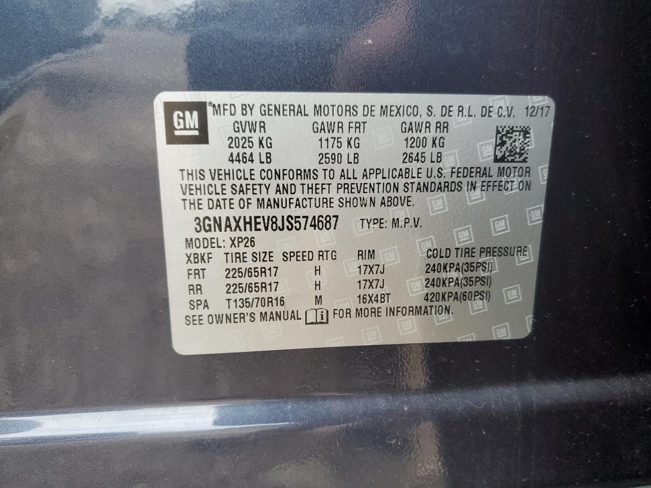 CHEVROLET EQUINOX LS