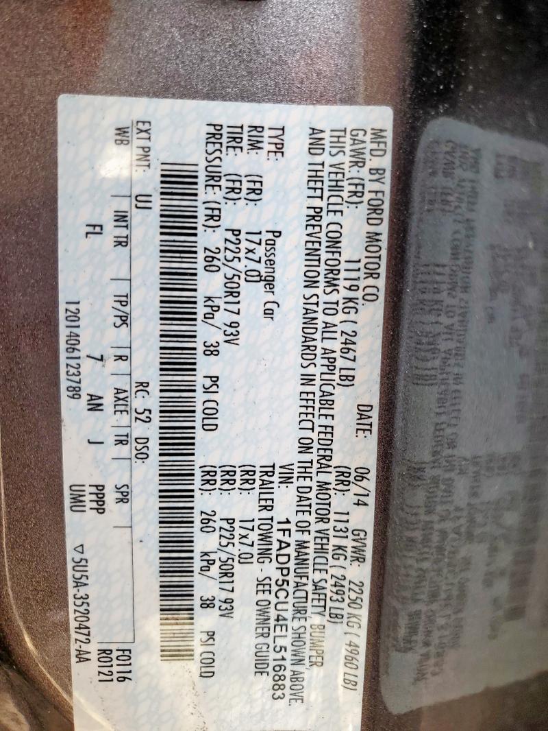 2014 FORD C-MAX PREM #3304794344