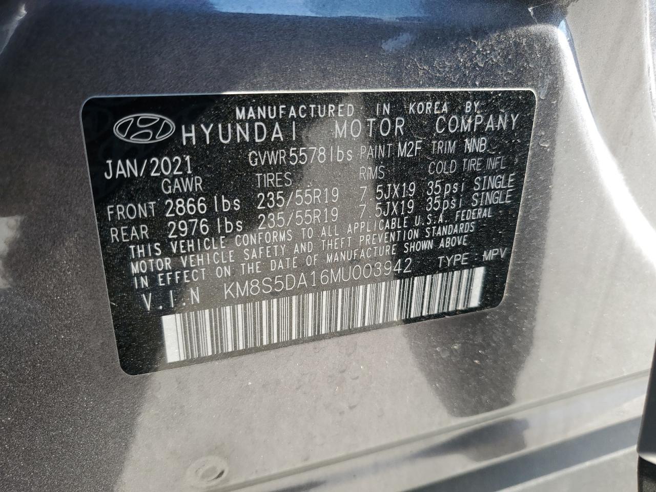 HYUNDAI SANTA FE LIMITED