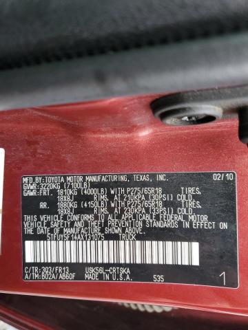 2010 TOYOTA TUNDRA DOU #3296312508