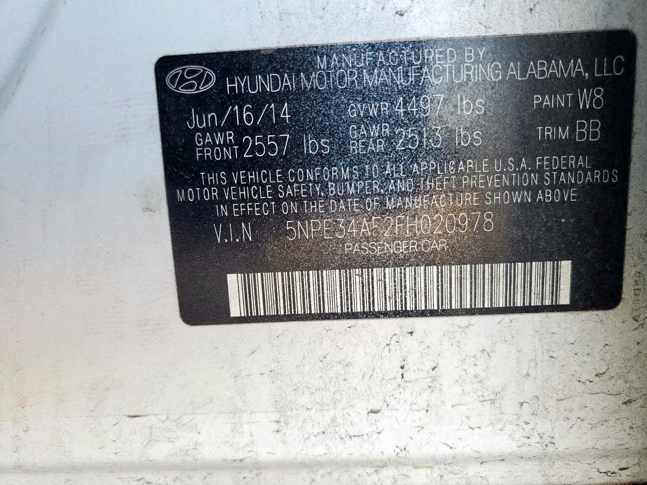 HYUNDAI SONATA SPORT