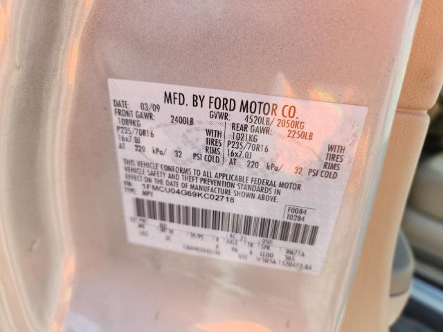 2009 FORD ESCAPE LIM #3286676311