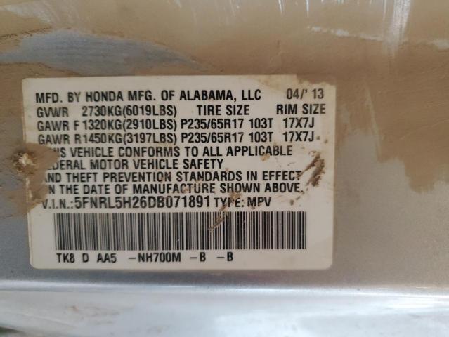 2013 HONDA ODYSSEY LX - 5FNRL5H26DB071891