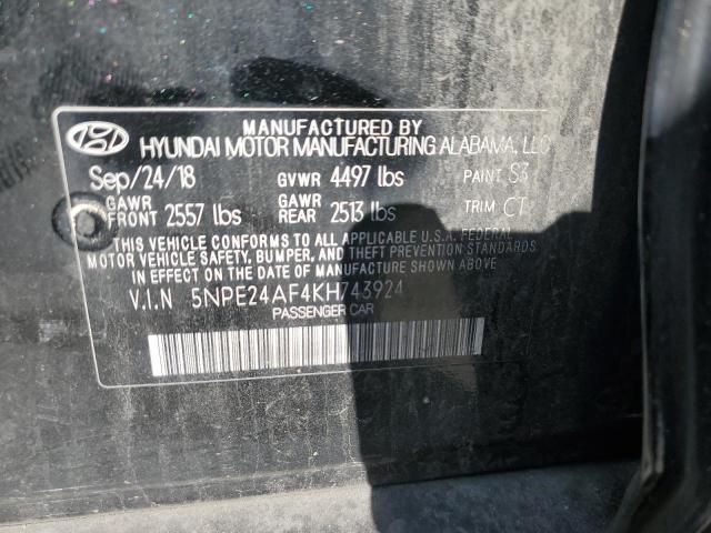 2019 HYUNDAI SONATA SE #3304670914