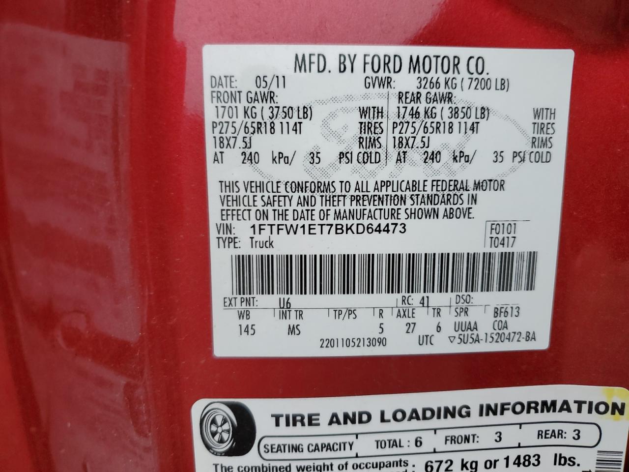 FORD F-150 SUPERCREW