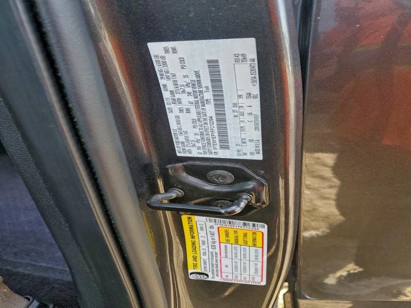 2015 FORD F150 SUPER #3297147579