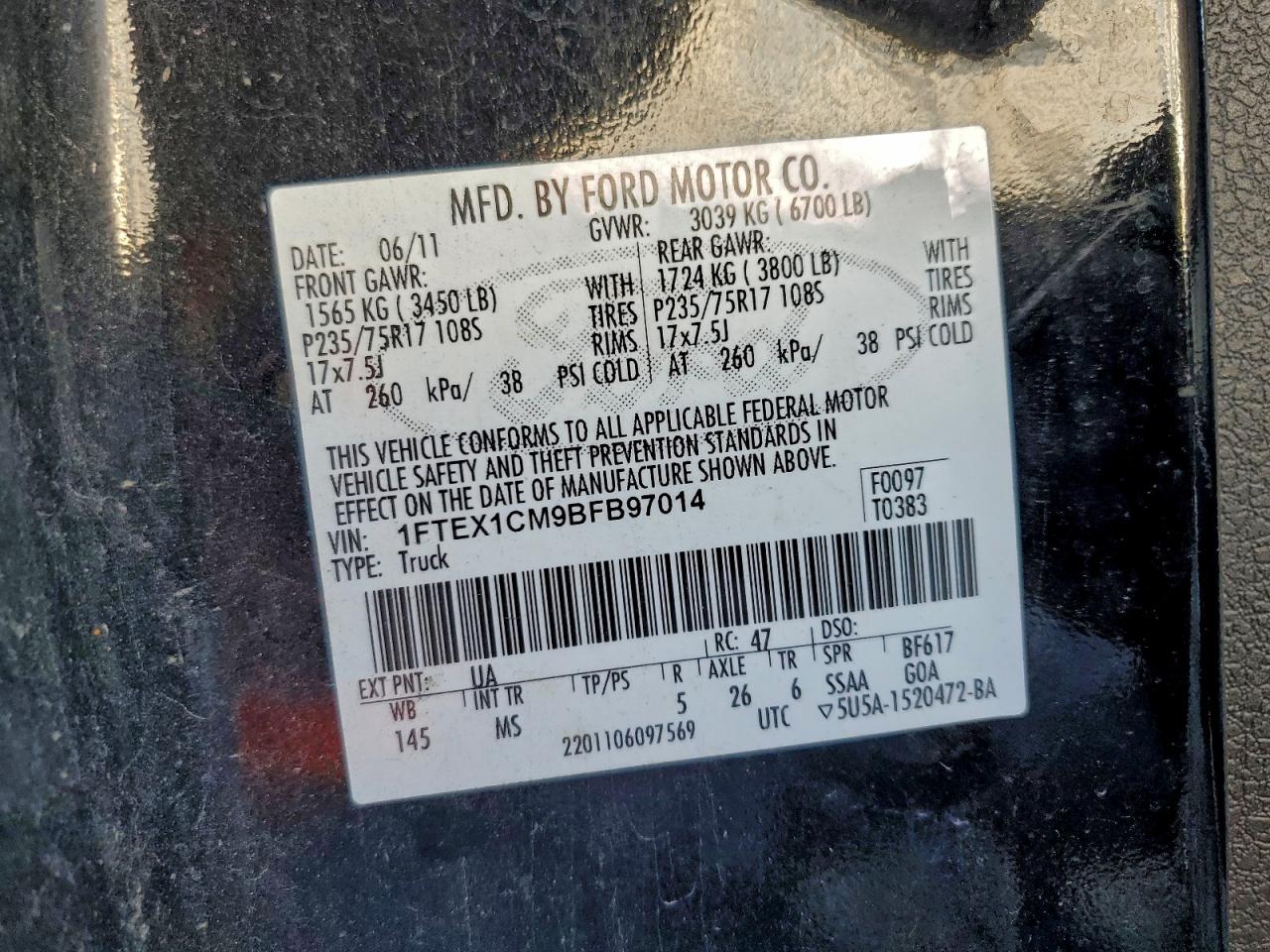 FORD F-150 SUPER CAB