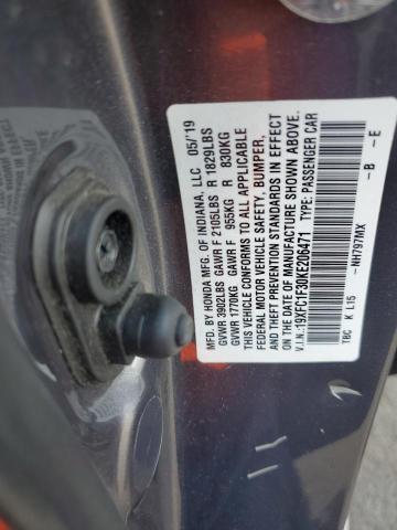 2019 HONDA CIVIC EX #3304515517