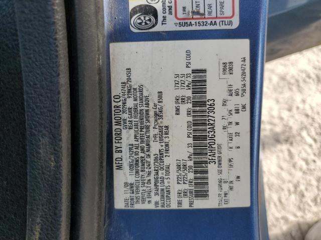 2010 FORD FUSION SEL #3301663662