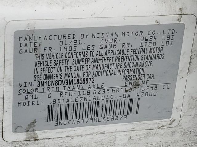 2021 NISSAN VERSA S #3304959942