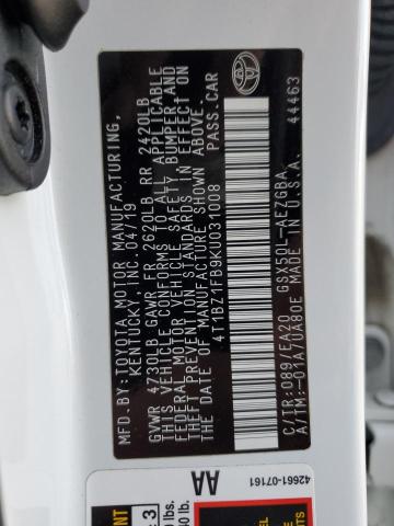 2019 TOYOTA AVALON #3302886929