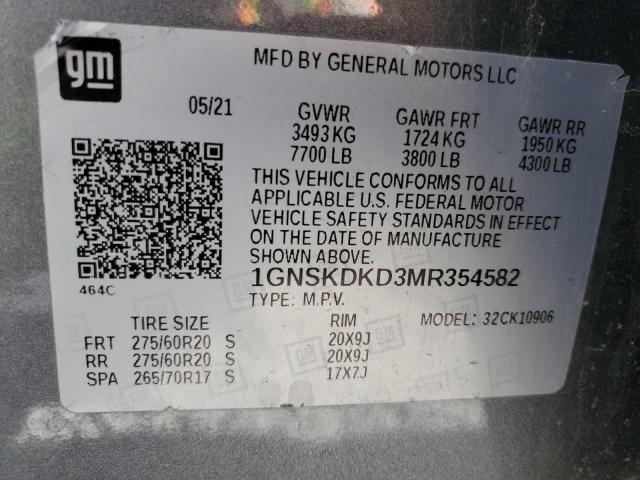 2021 CHEVROLET SUBURBAN K #3294097943