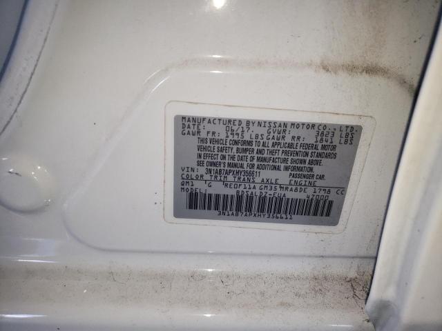 2017 NISSAN SENTRA S - 3N1AB7APXHY356611