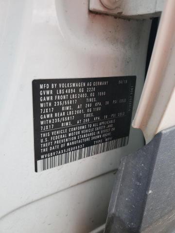 2018 VOLKSWAGEN TIGUAN LIM #3287697030