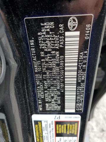 2016 TOYOTA CAMRY LE #3302930614