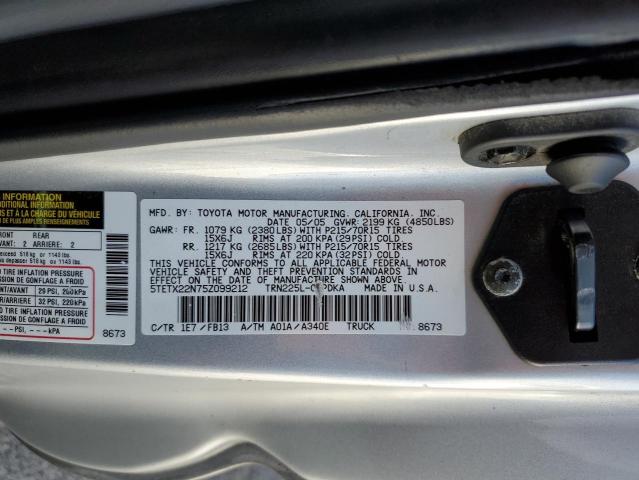 2005 TOYOTA TACOMA ACC #3284749528