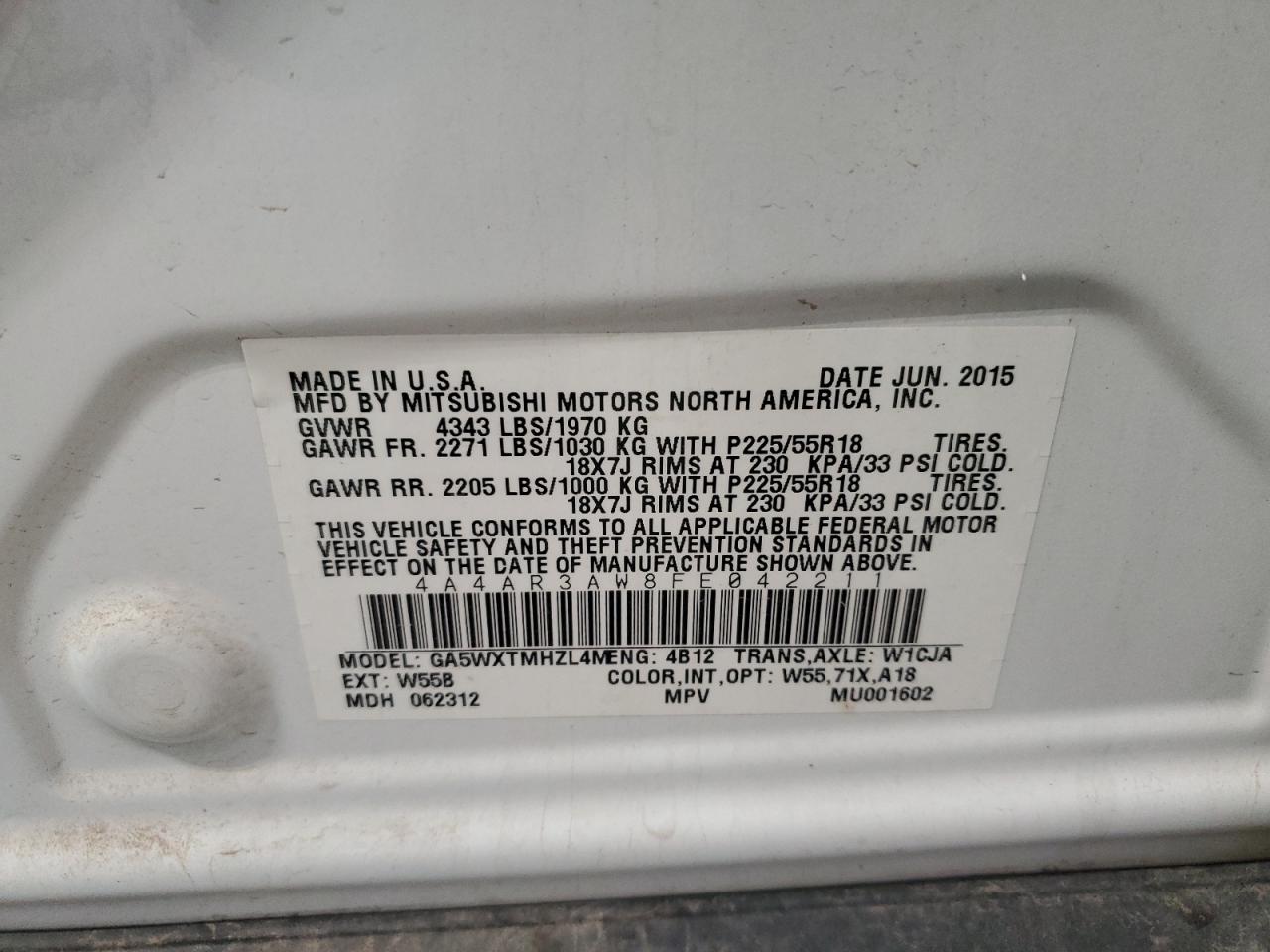 MITSUBISHI OUTLANDER ES