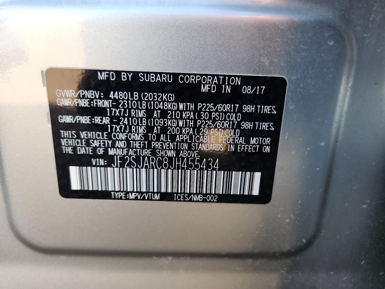 SUBARU FORESTER 2.5I LIMITED