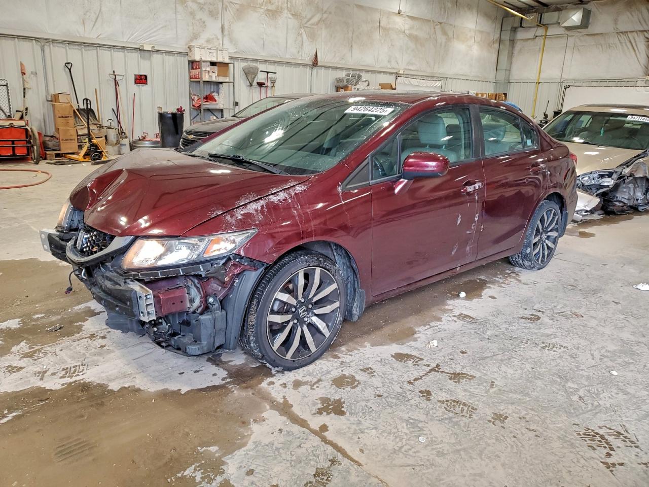 Lot #3302909051 2015 HONDA CIVIC EXL