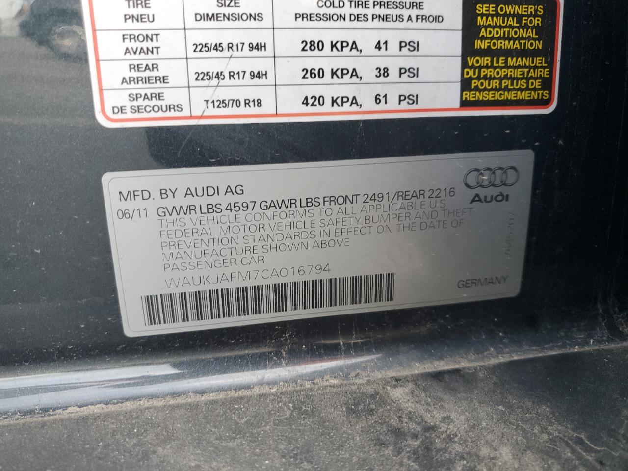 AUDI A3 PREMIUM PLUS