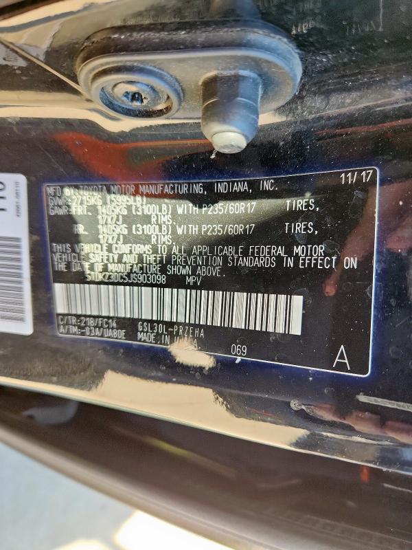 2018 TOYOTA SIENNA LE 5TDKZ3DC5JS903098