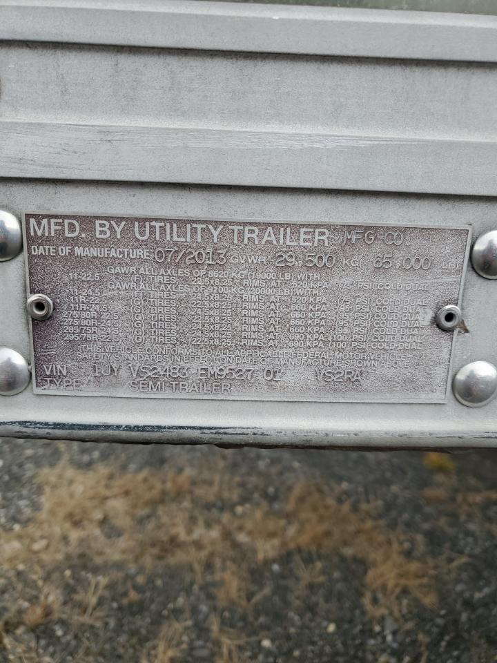 Lot #3287600022 2014 UTIL REEFER 53'