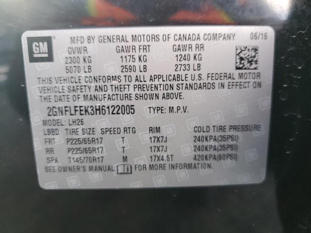 2017 CHEVROLET EQUINOX LT #3284709014