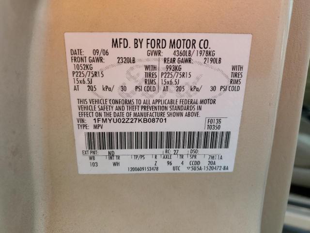 2007 FORD ESCAPE XLS #3316737460