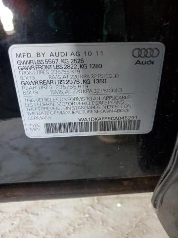 2012 AUDI Q5 PREMIUM #3282357259