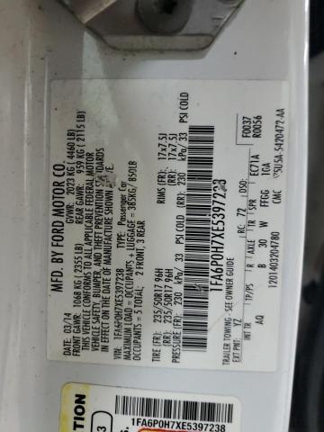 2014 FORD FUSION SE #3285795659