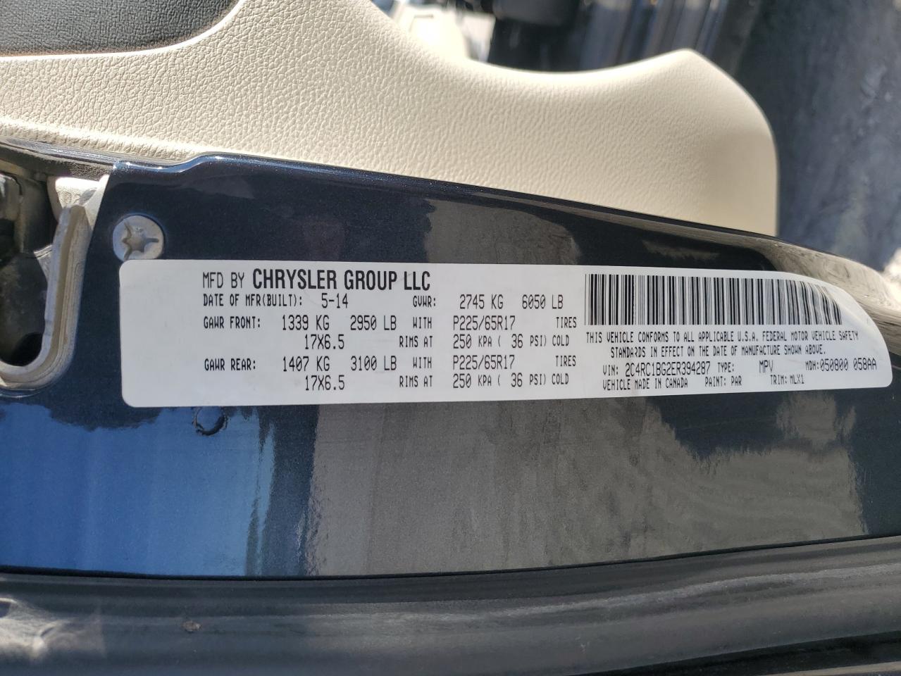 CHRYSLER TOWN & COUNTRY TOURING