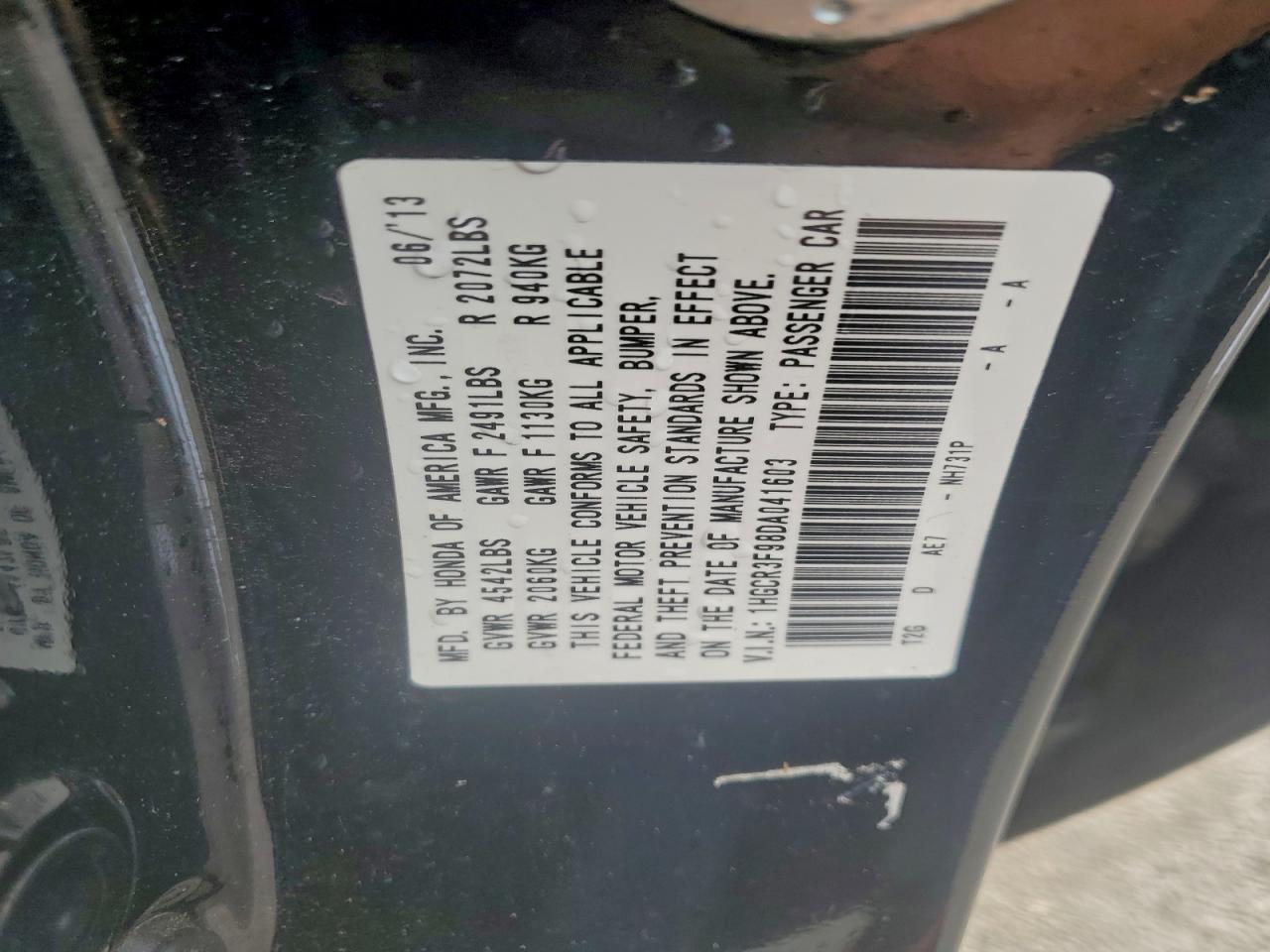 HONDA ACCORD TOURING