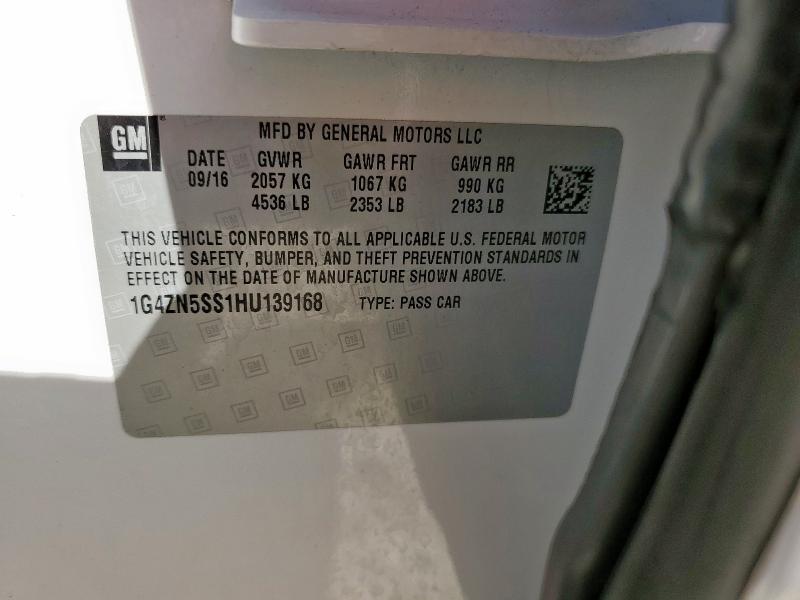 2017 BUICK LACROSSE P #3317030979