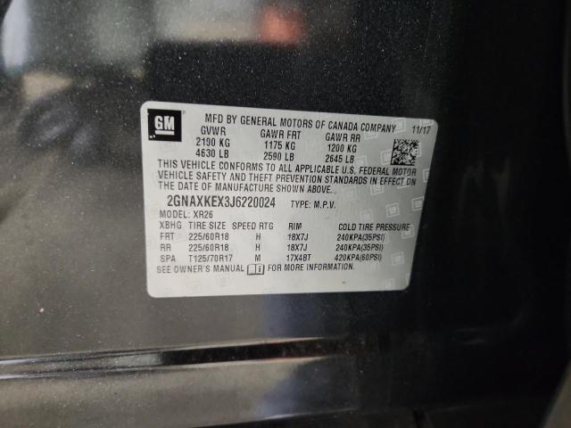 2018 CHEVROLET EQUINOX LT #3304012672