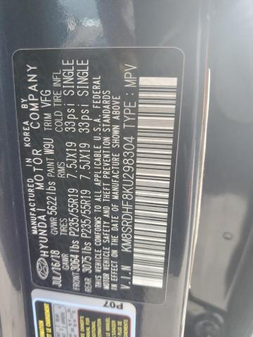 2019 HYUNDAI SANTA FE X - KM8SRDHF8KU298304