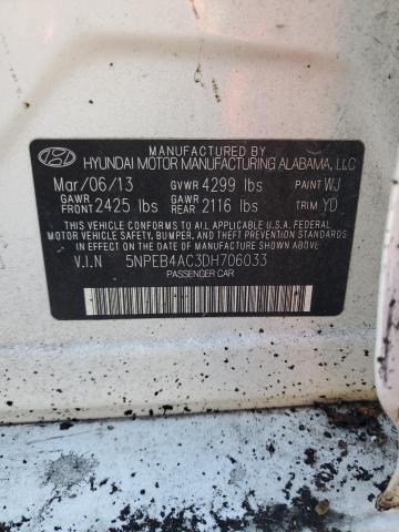 2013 HYUNDAI SONATA GLS - 5NPEB4AC3DH706033