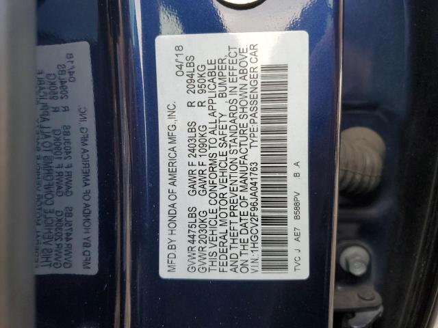 2018 HONDA ACCORD TOU #3290200225