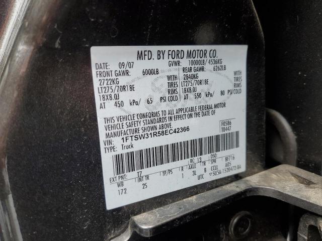 2008 FORD F350 SRW S #3290302200