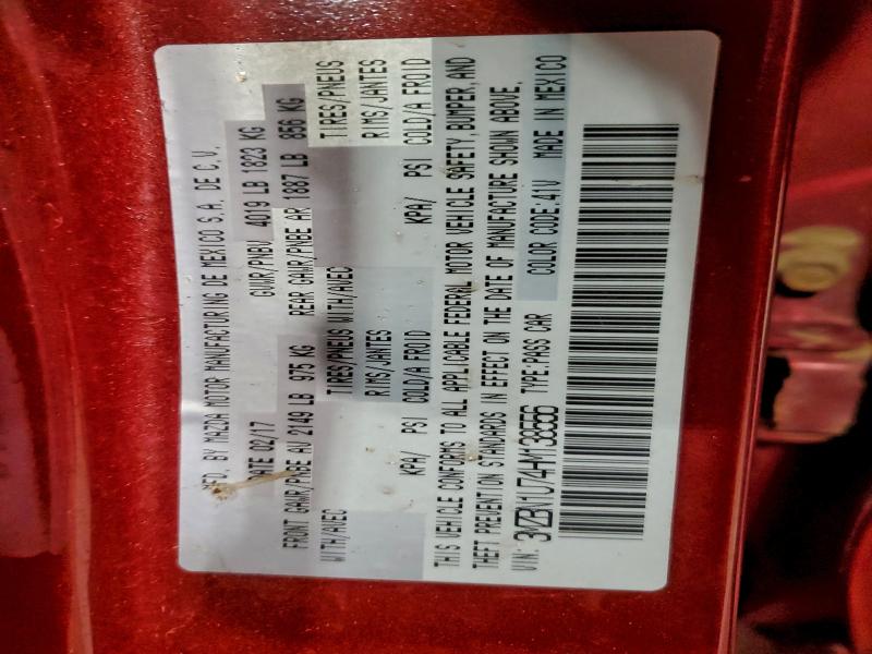 2017 MAZDA 3 SPORT #3302759416